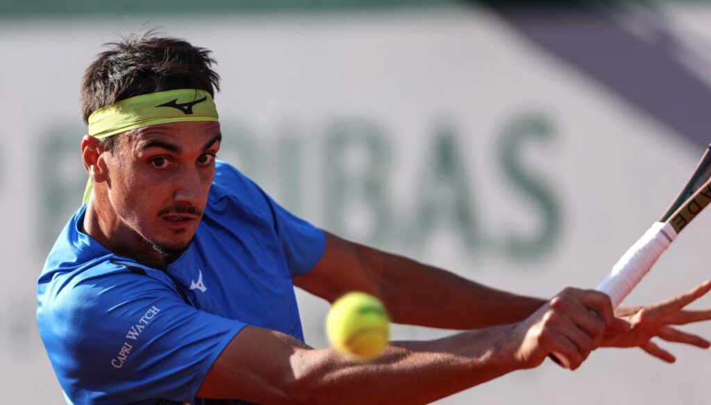 Roland Garros, fin de l’aventure de Lorenzo Sonego