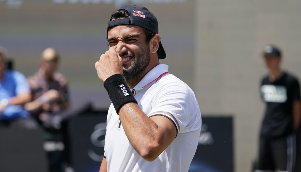 Matteo Berrettini a surpris Filippo Volandri