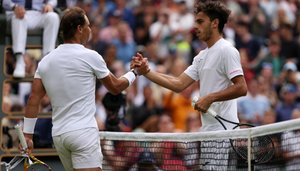 Wimbledon : Applaudissements pour Francisco Cerundolo, mais Rafa Nadal avance.