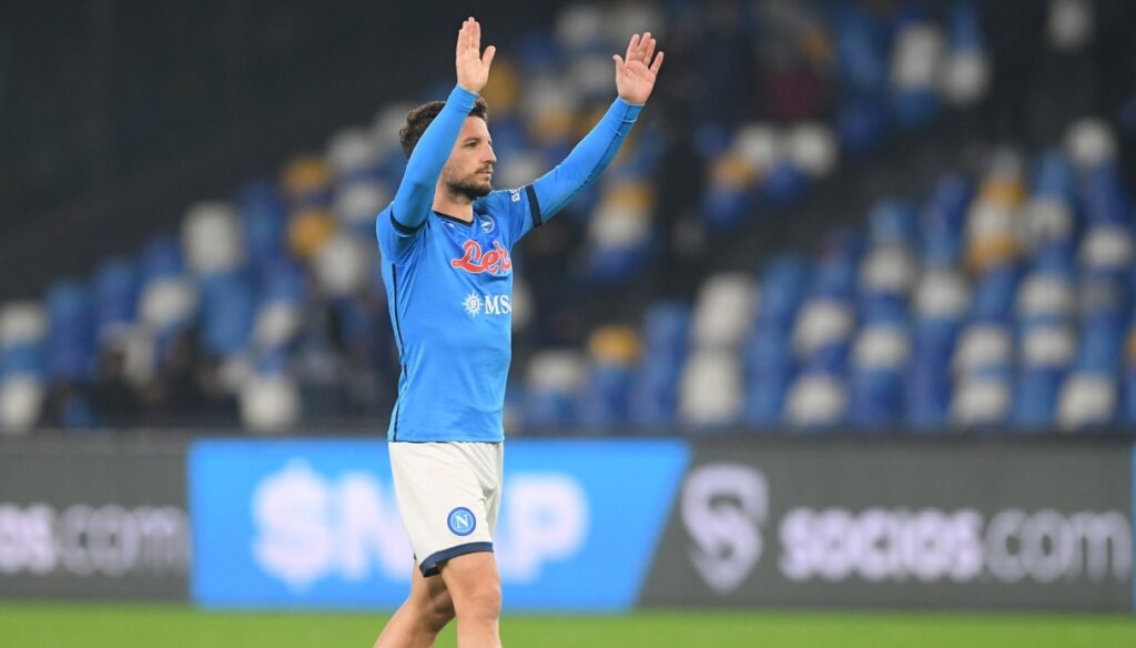 Dries Mertens, salutations aux fans de Naples