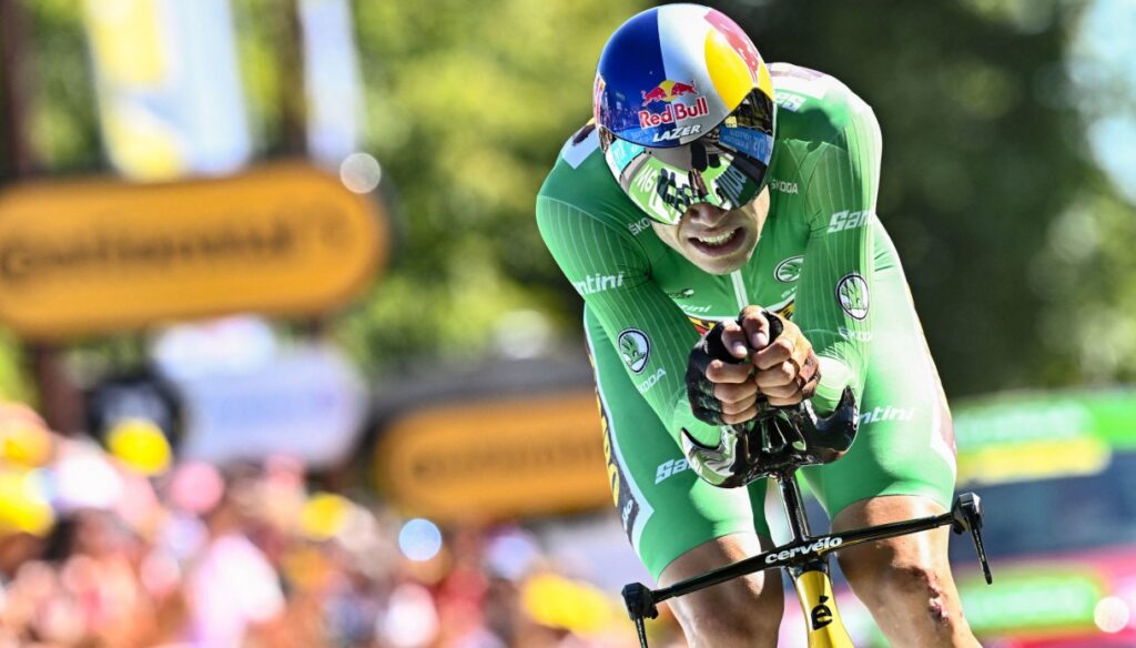 Tour de France : Van Aert gagne le contre-la-montre de Rocamadour, Vingegaard hypothèque la victoire au général