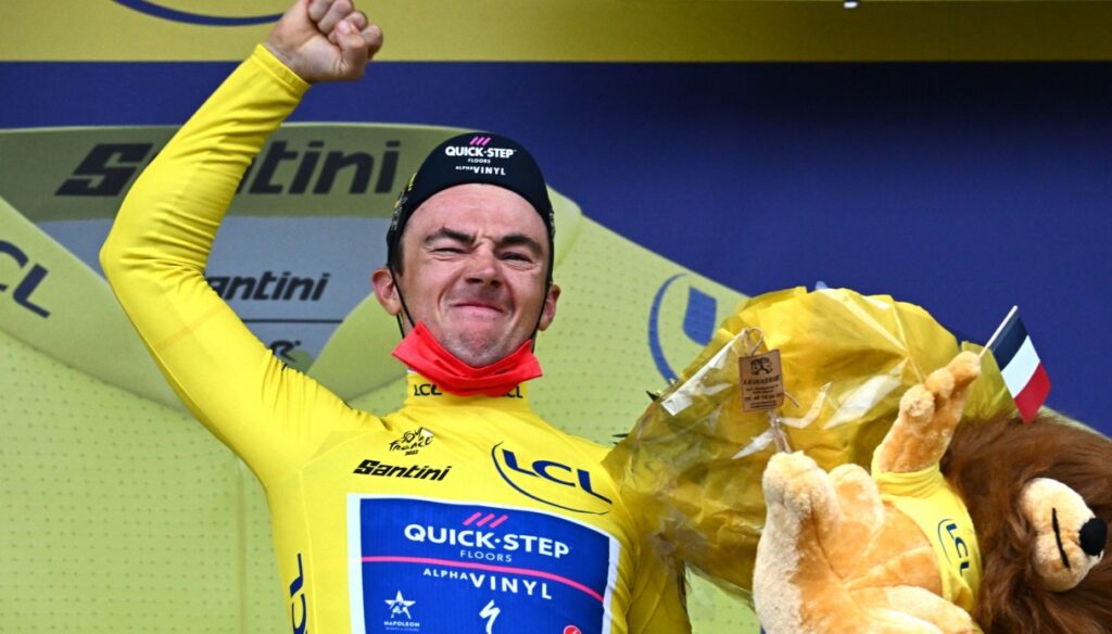 Tour de France, Yves Lampaert premier maillot jaune : Wout van Aert grillé