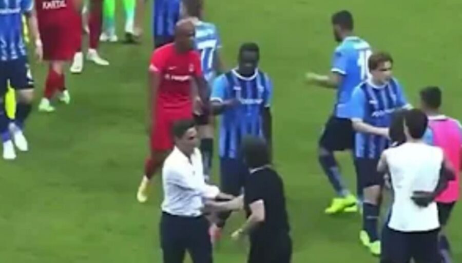 Quasi-rencontre entre Mario Balotelli et Vincenzo Montella