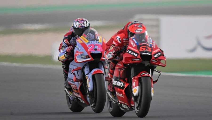 Ducati, Davide Tardozzi tombe à plat sur Pecco Bagnaia et Enea Bastianini.