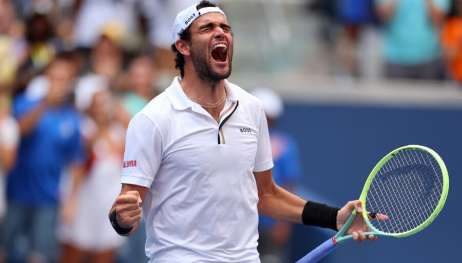 US Open, Matteo Berrettini souffre mais se réjouit : il est en quart de finale