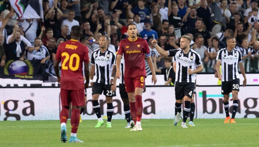 Udinese – Roma, invité surprise dans les tribunes