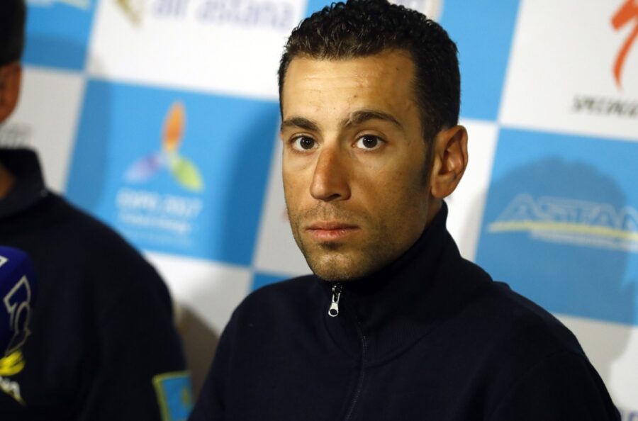 Davide Rebellin, la douleur de Vincenzo Nibali