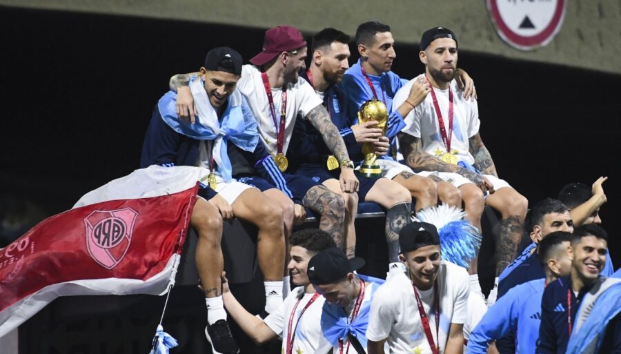 Peur pour Messi et trois autres Argentins pendant les célébrations