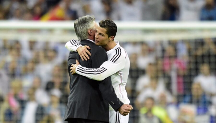 Cristiano Ronaldo renoue avec Carlo Ancelotti