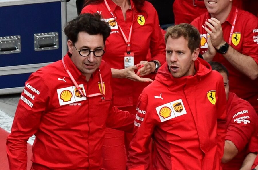 Mattia Binotto regrette le passage de Sebastian Vettel chez Ferrari