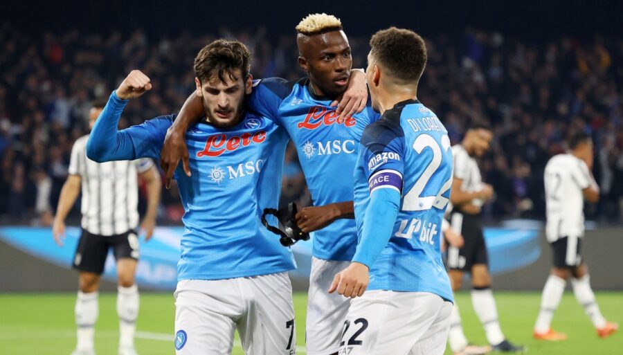 Le spectacle d’Osimhen-Kvaratskhelia, Naples en fait cinq à la Juventus.