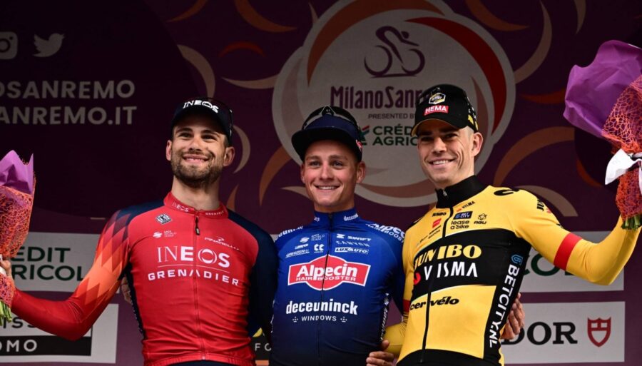 Milano-Sanremo : Ganna est super, mais Van der Poel gagne
