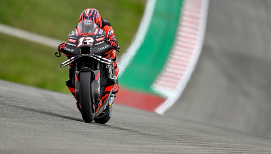 Les nids-de-poule d’Austin n’effraient pas Maverick Viñales et son Aprilia