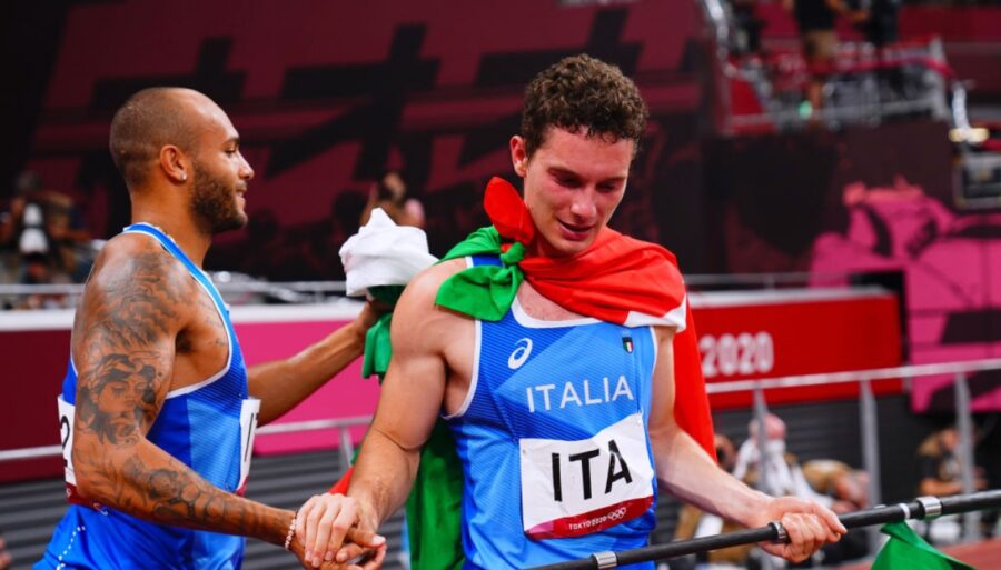 Rome, Marcell Jacobs et Filippo Tortu au camp d’entraînement
