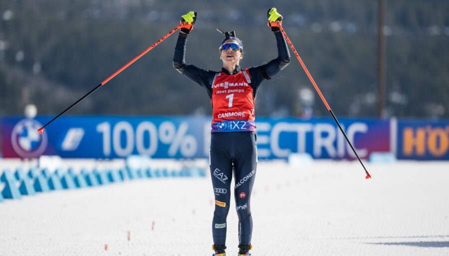 Lisa Vittozzi triomphe : elle remporte la Coupe du monde de biathlon