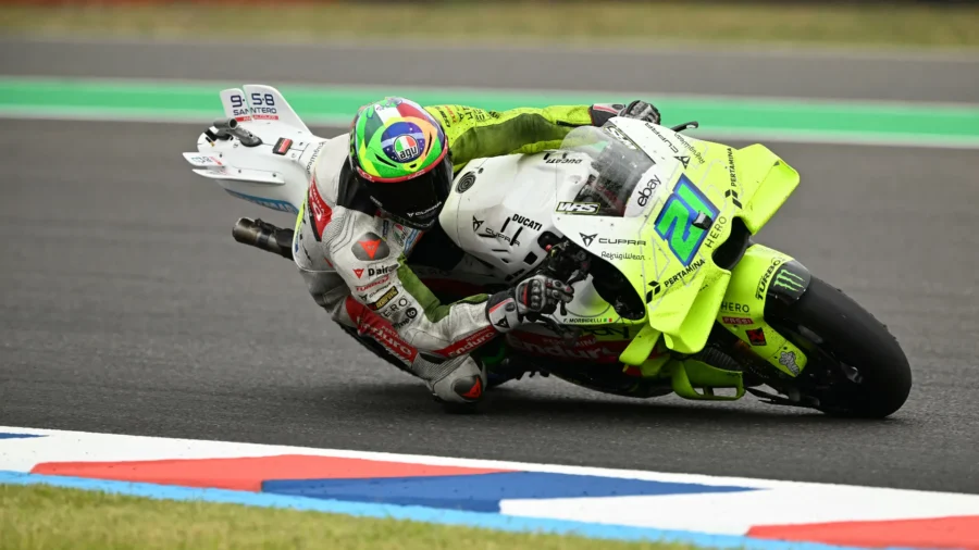 MotoGP, Austin : Morbidelli s’envole sur le mouillé, Marquez chute mais termine 3e