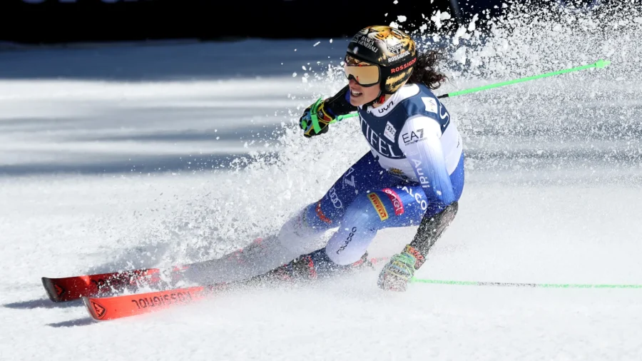 Fracture du plateau tibial et de la tête du péroné pour Federica Brignone