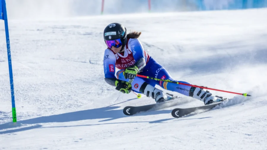 Ilaria Ghisalberti Championne d’Italie le jour de la chute de Federica Brignone