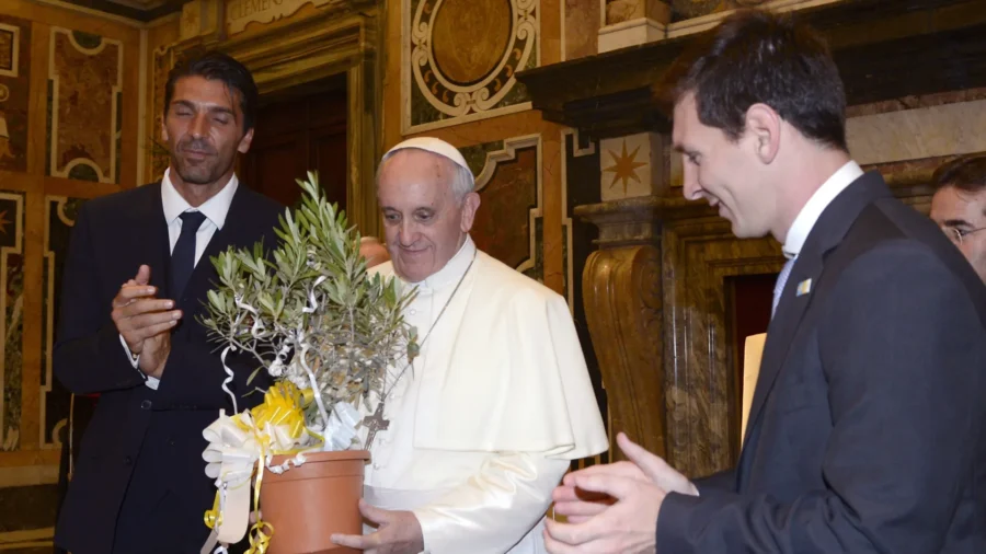 Le pape François, la mémoire de Lionel Messi
