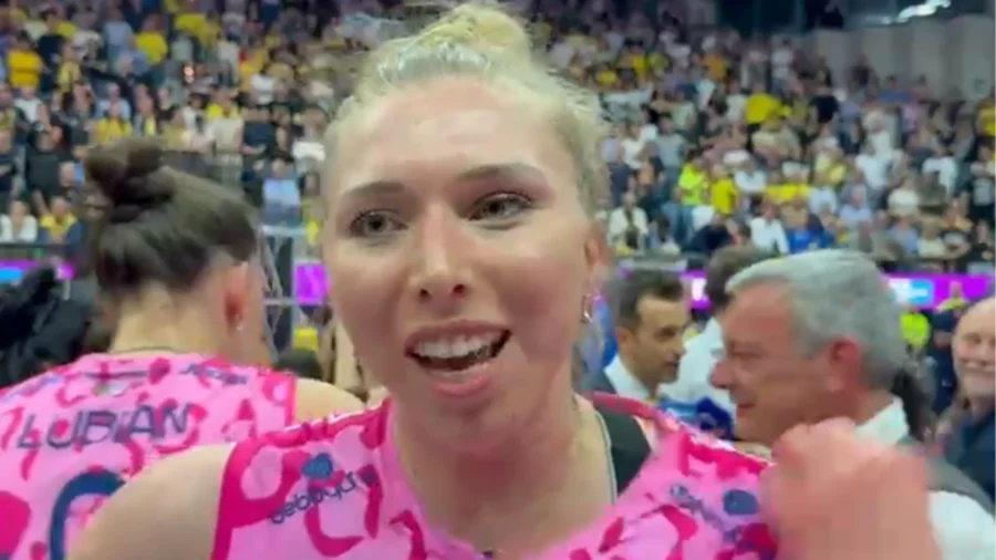 La championne italienne de Conegliano, Sarah Fahr, n’est pas satisfaite : « Champions ? Nous essayons&quot ;