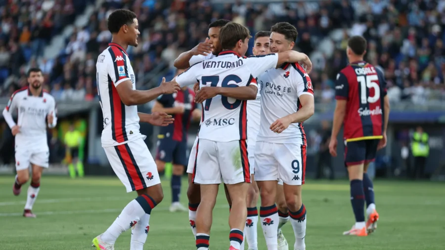 Le Genoa domine la première mi-temps et s’impose à Bologne
