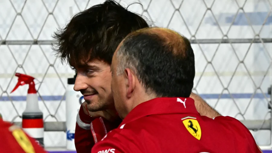 Ferrari, Frederic Vasseur donne du crédit à Charles Leclerc