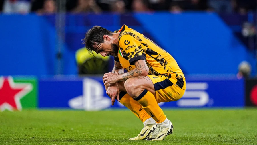L’Inter, du rêve de la Ligue des champions à la défaite record : les larmes de Francesco Acerbi