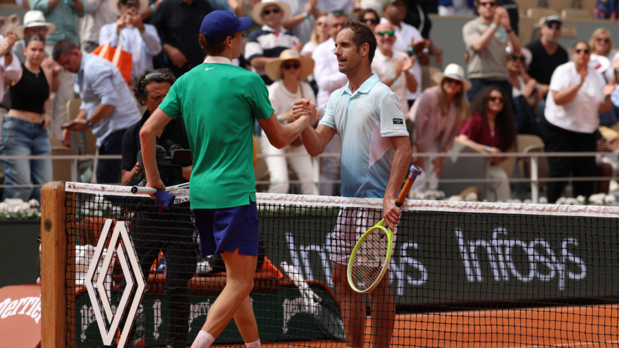 Roland Garros : Sinner bat Gasquet pour le dernier match de sa carrière