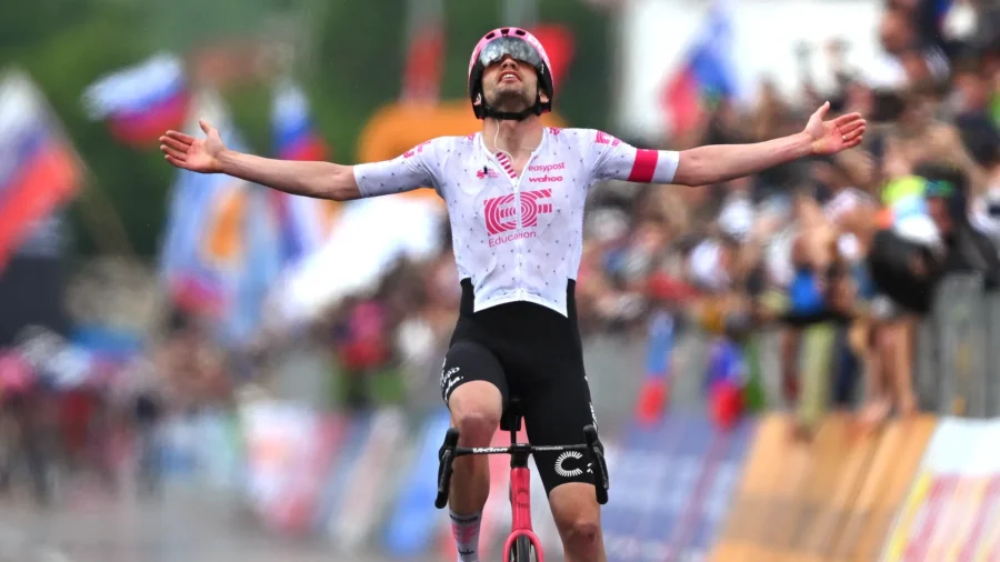 Giro d&apos;Italia, Kasper Asgreen gagne à Nova Gorica, Mads Pedersen et Giulio Ciccone chutent