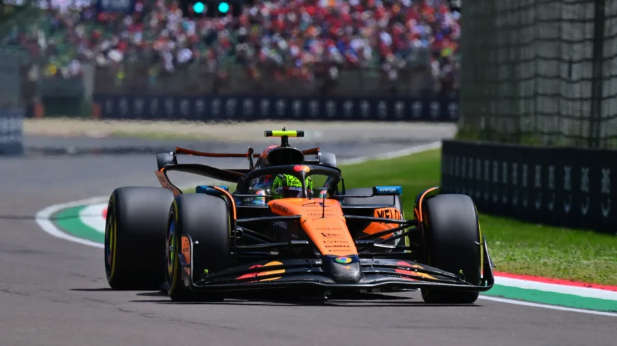 McLaren fait 3 sur 3 lors de la troisième séance d’essais libres à Imola, 3e Verstappen.