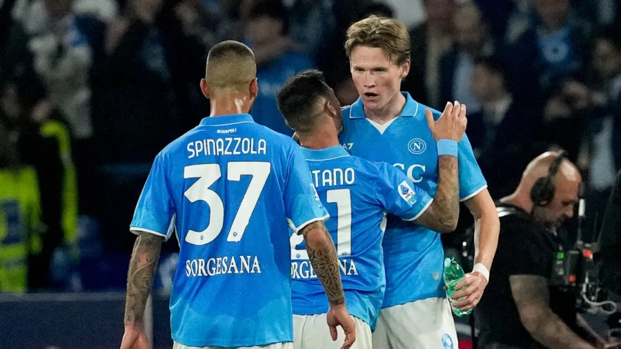 Le Scudetto Napoli, Scott McTominay et Antonio Conte récompensés