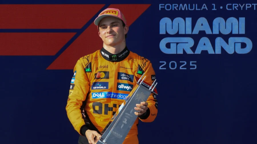 Oscar Piastri réalise un triplé au Grand Prix de Miami, Ferrari distant