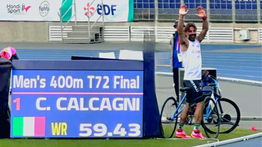 Carlo Calcagni aux championnats italiens d’athlétisme paralympique : un défi qui ne se limite pas au sport