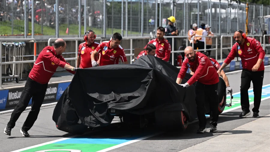 Ferrari, pas de deuxième séance d’essais libres au Canada pour Charles Leclerc