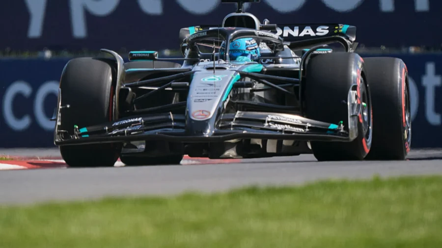 George Russell en pole position surprise, Ferrari loin derrière