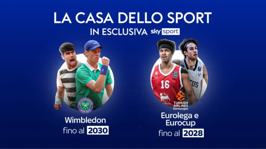 Wimbledon, Euroleague et EuroCup restent sur Sky Sports