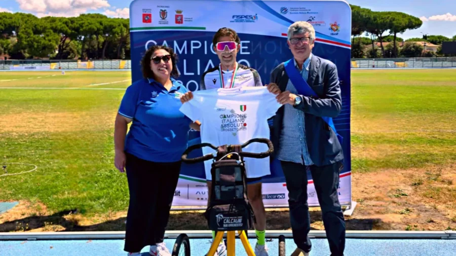 Carlo Calcagni est champion d’Italie : « Le sport est une renaissance, je choisis de vivre » ;