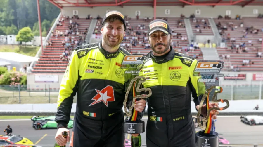 Première victoire pour D&apos;Aste et Naska en GT4 European Series 2025