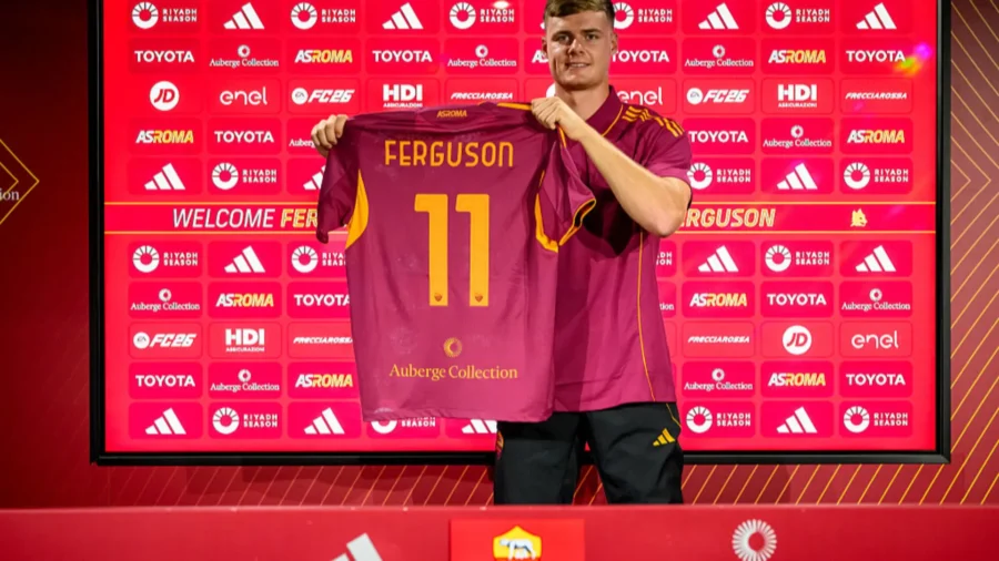 Evan Ferguson, la Roma officialise l’arrivée de son premier Irlandais