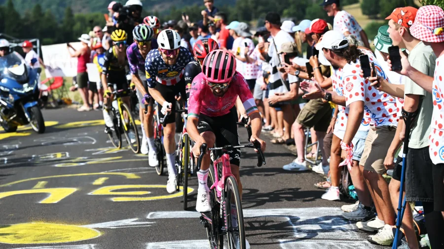 Tour de France renversé : Healy prend le maillot jaune, étape à Simon Yates