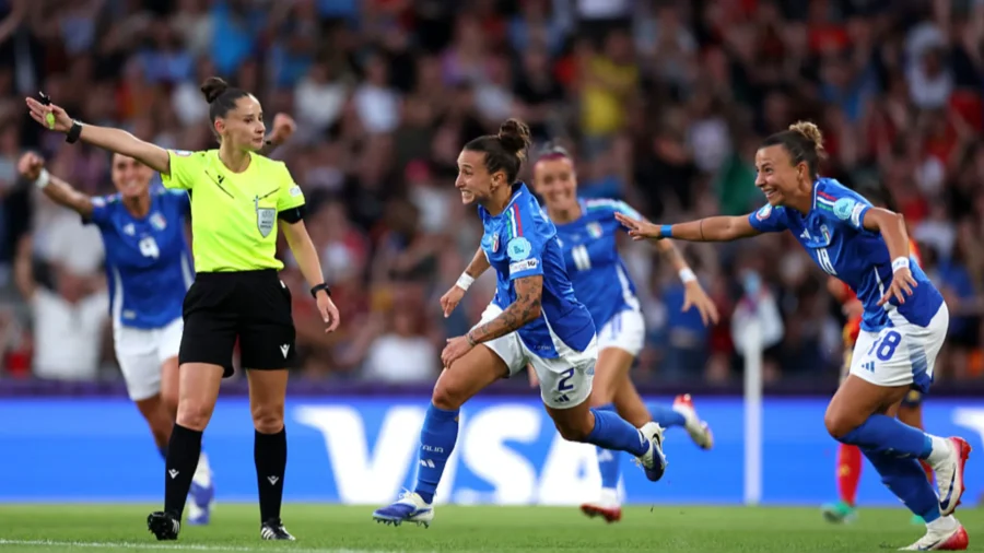 L’Italie battue par l’Espagne mais en quarts de finale du Championnat d’Europe après 12 ans