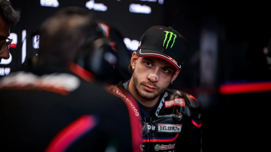 Marco Bezzecchi découvre le Sachsenring avec Aprilia