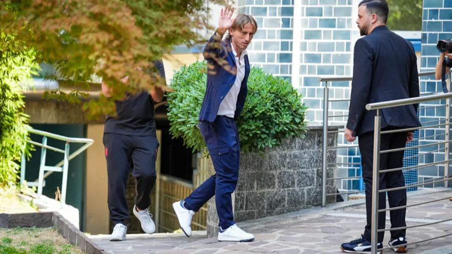 Luka Modric a atterri en Italie, premiers mots en tant que joueur de l’AC Milan