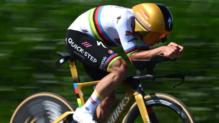 Tour de France, le contre-la-montre de Caen revient à Remco Evenepoel, Tadej Pogacar maillot jaune
