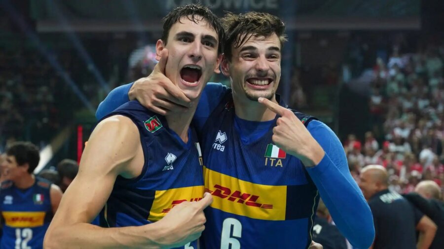 Coupe du monde de volley-ball, liste officielle des 25 Azzurri