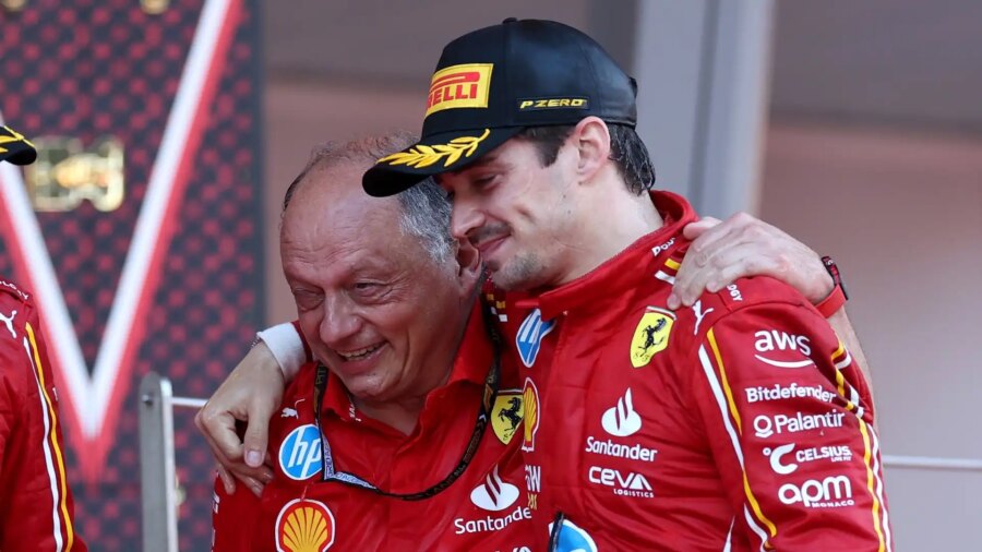 Ferrari : Charles Leclerc commente le renouvellement de Vasseur