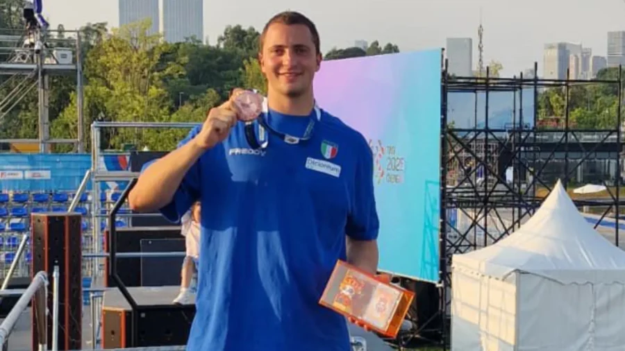 Andrea Consolini, bronze historique en Parkour Speed