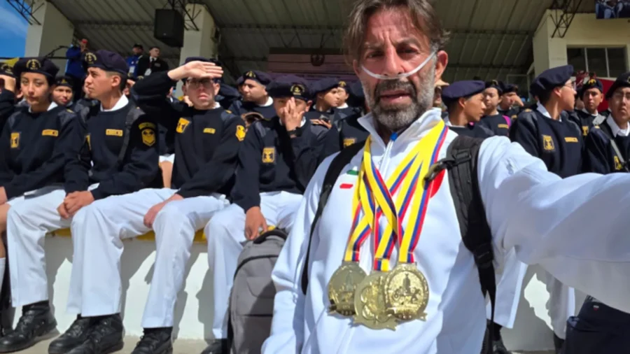 Carlo Calcagni se surpasse en Equateur : trois médailles d’or, nouveau record du monde