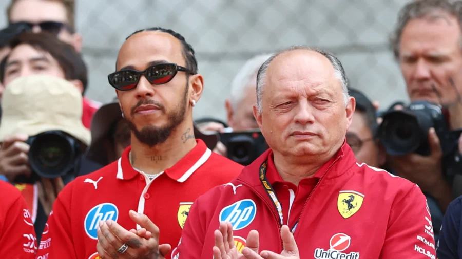 Frédéric Vasseur envoie un message à Charles Leclerc et Lewis Hamilton
