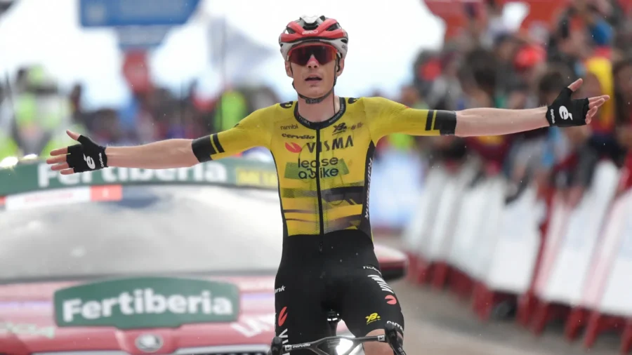 Jonas Vingegaard remporte la neuvième étape de la Vuelta de justesse